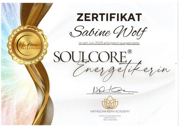 Sabine Zertifikat